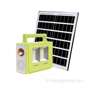 Lumière de musique solaire de camping solaire d&#39;urgence